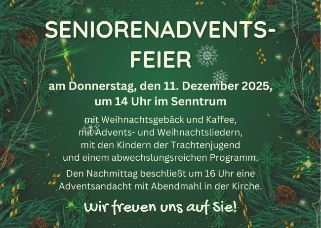 Seniorenadventsfeier